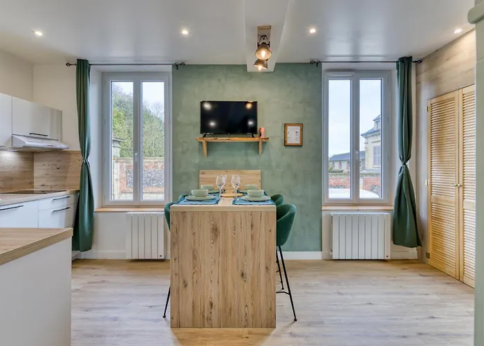 Appartement L'olivier Lumineux Avec Agreable Terrasse Fécamp